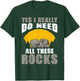 Rock Collecting Rock Collector Geology Geologist T-Shirt - T-Shirt | Forest