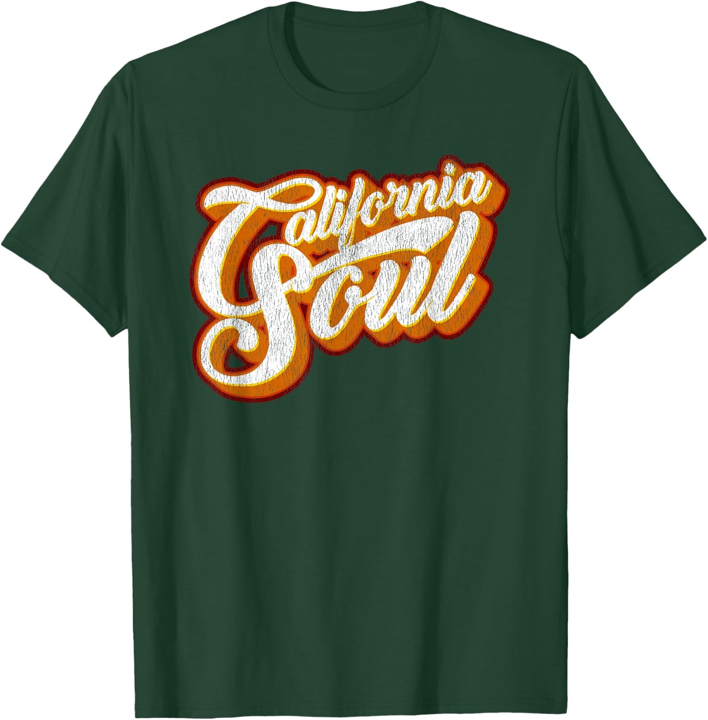 California Soul Retro T-Shirt - T-Shirt | Forest
