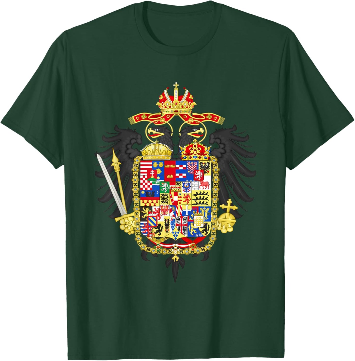 Habsburg Coat of Arms Holy Roman Empire T-Shirt - T-Shirt | Forest