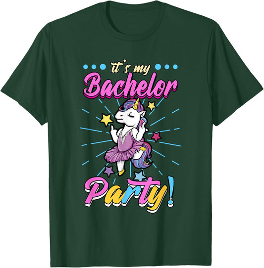Its my bachelor party Groom T-Shirt - T-Shirt | Forest