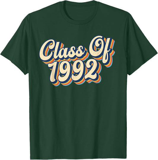 Class of 1992 High School Reunion Vintage T-Shirt - T-Shirt | Forest