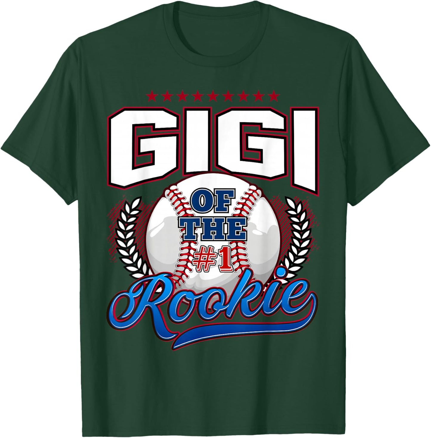 Gigi of The Rookie 1 Years Old Team Family Matching B-Day T-Shirt - T-Shirt | Forest
