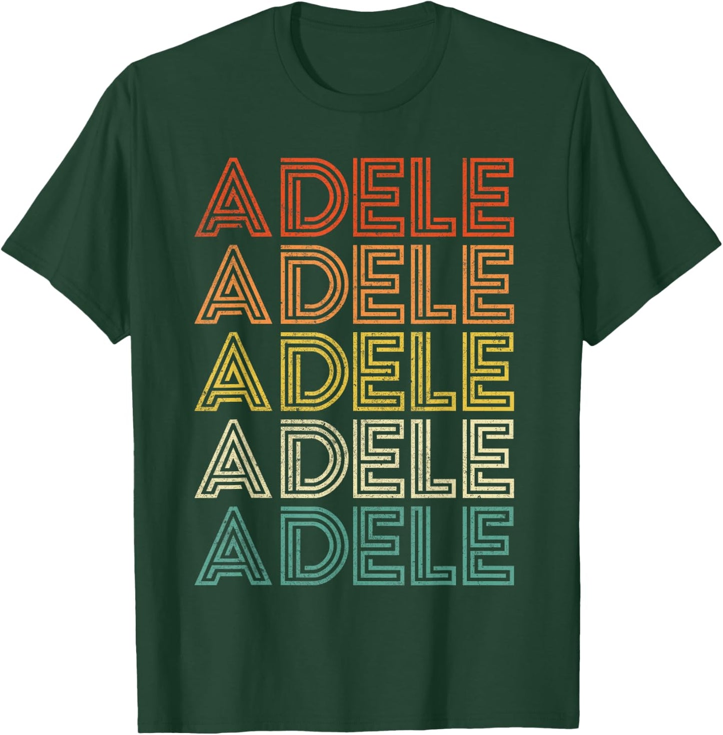 Adele Personalized Name Gifts Black Classic Fit T-Shirt - T-Shirt | Forest