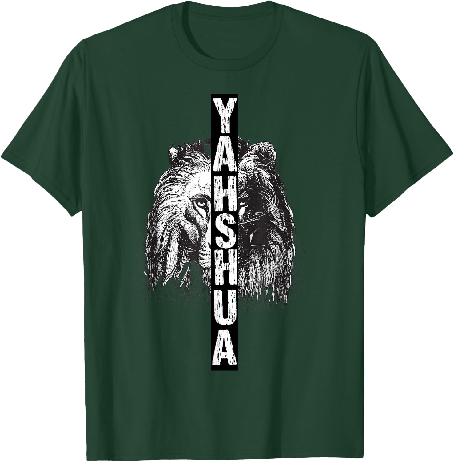 Yahshua Not Jesus - Hebrew Messiah Lion Tribe Of Judah T-Shirt - T-Shirt | Forest