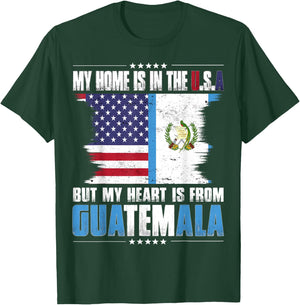 American Grown Patriot Guatemalan American from Guatemala T-Shirt - T-Shirt | Forest