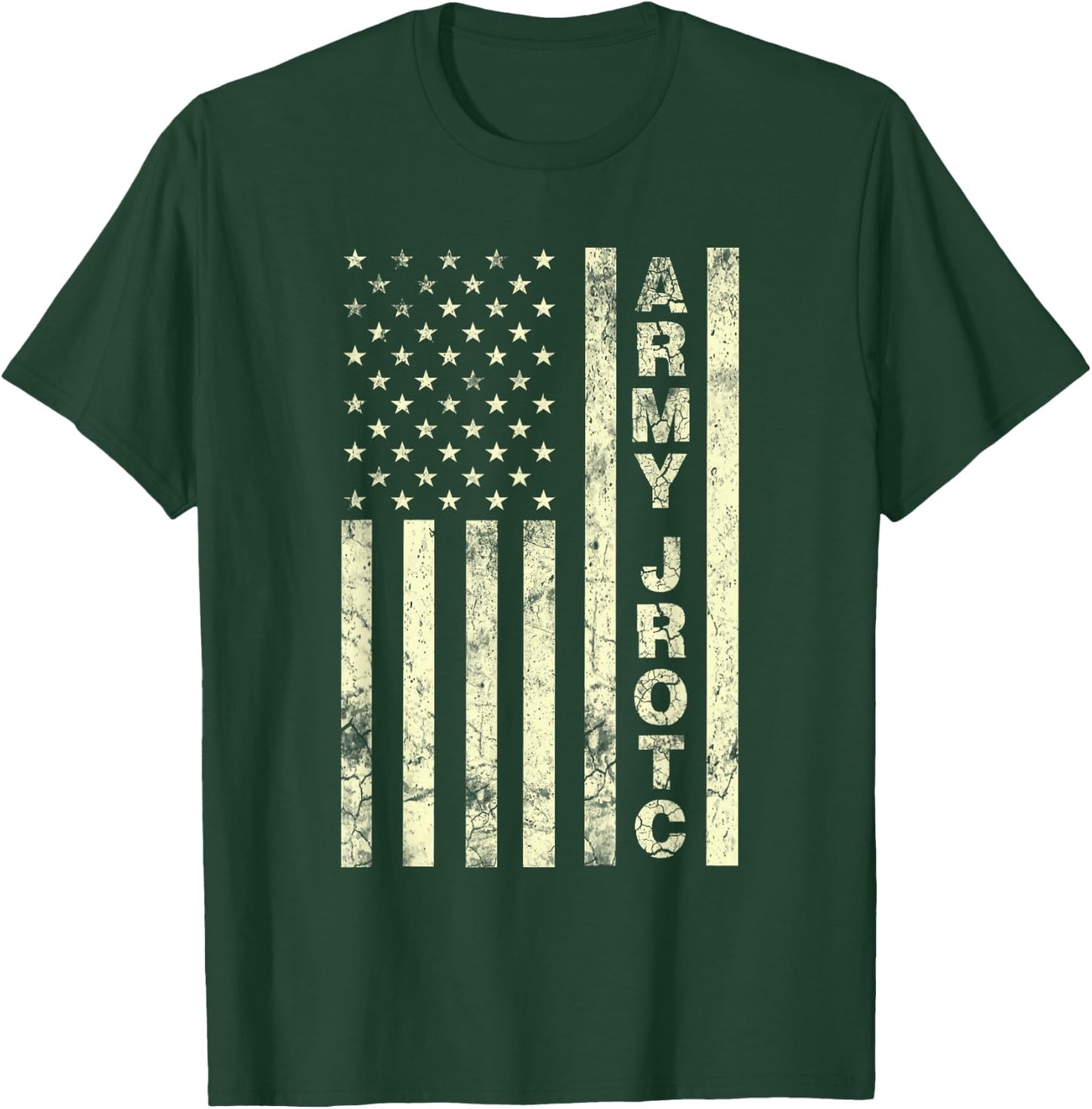 Cool United States Army USA Junior ROTC US Flag Army JROTC T-Shirt - T-Shirt | Forest