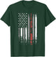 Barber US Flag - Hairdresser Hairstylist Barbershop Barber T-Shirt - T-Shirt | Forest