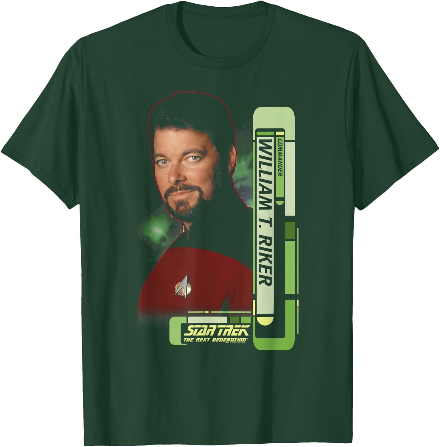 Star Trek Riker T-Shirt - T-Shirt | Forest
