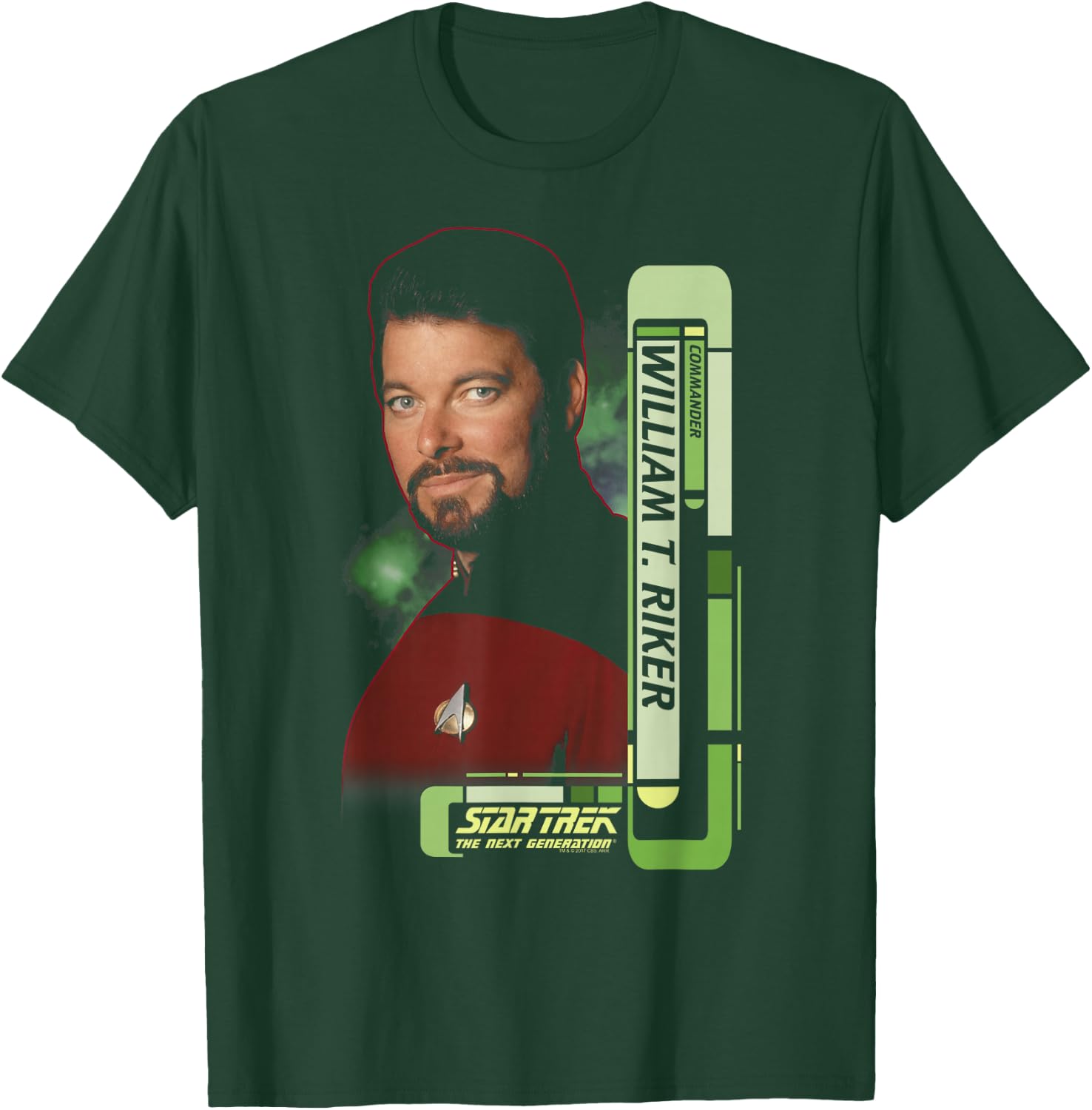 Star Trek Riker T-Shirt - T-Shirt | Forest