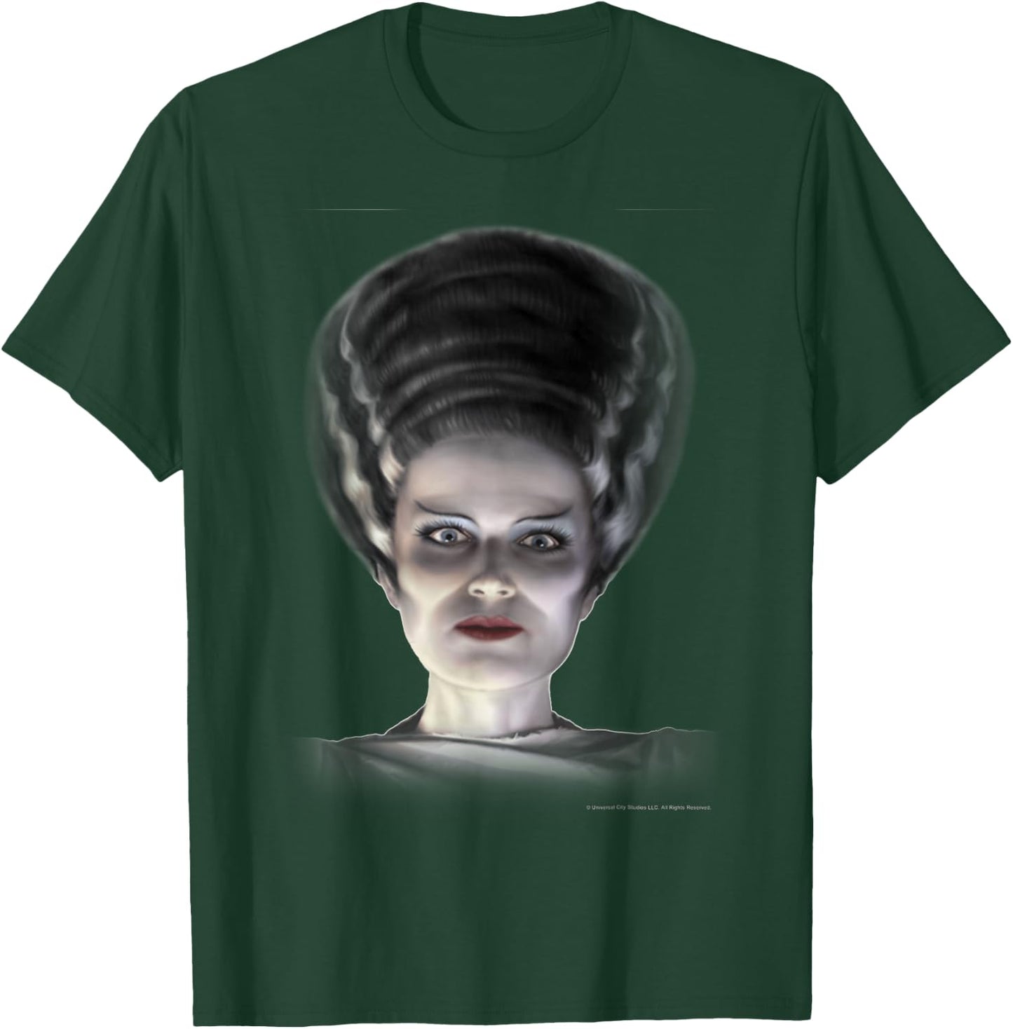 Universal Monsters Bride Of Frankenstein Big Face T-Shirt - T-Shirt | Forest
