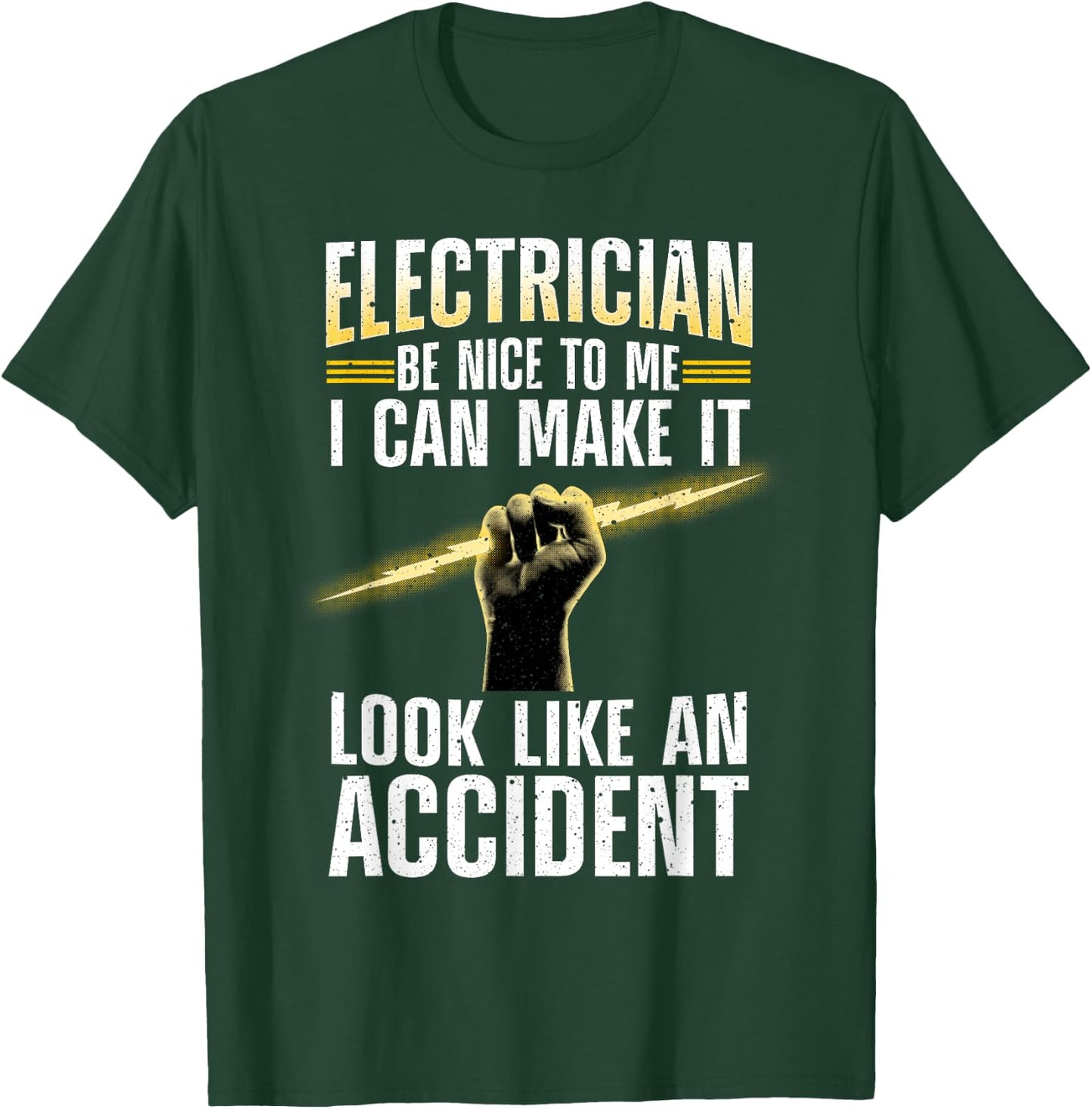 Funny Electrician Art Women Professional Electrician T-Shirt - T-Shirt | Forest