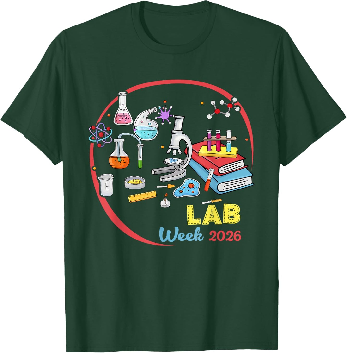 Lab Week 2026, Technologist T-Shirt - T-Shirt | Forest