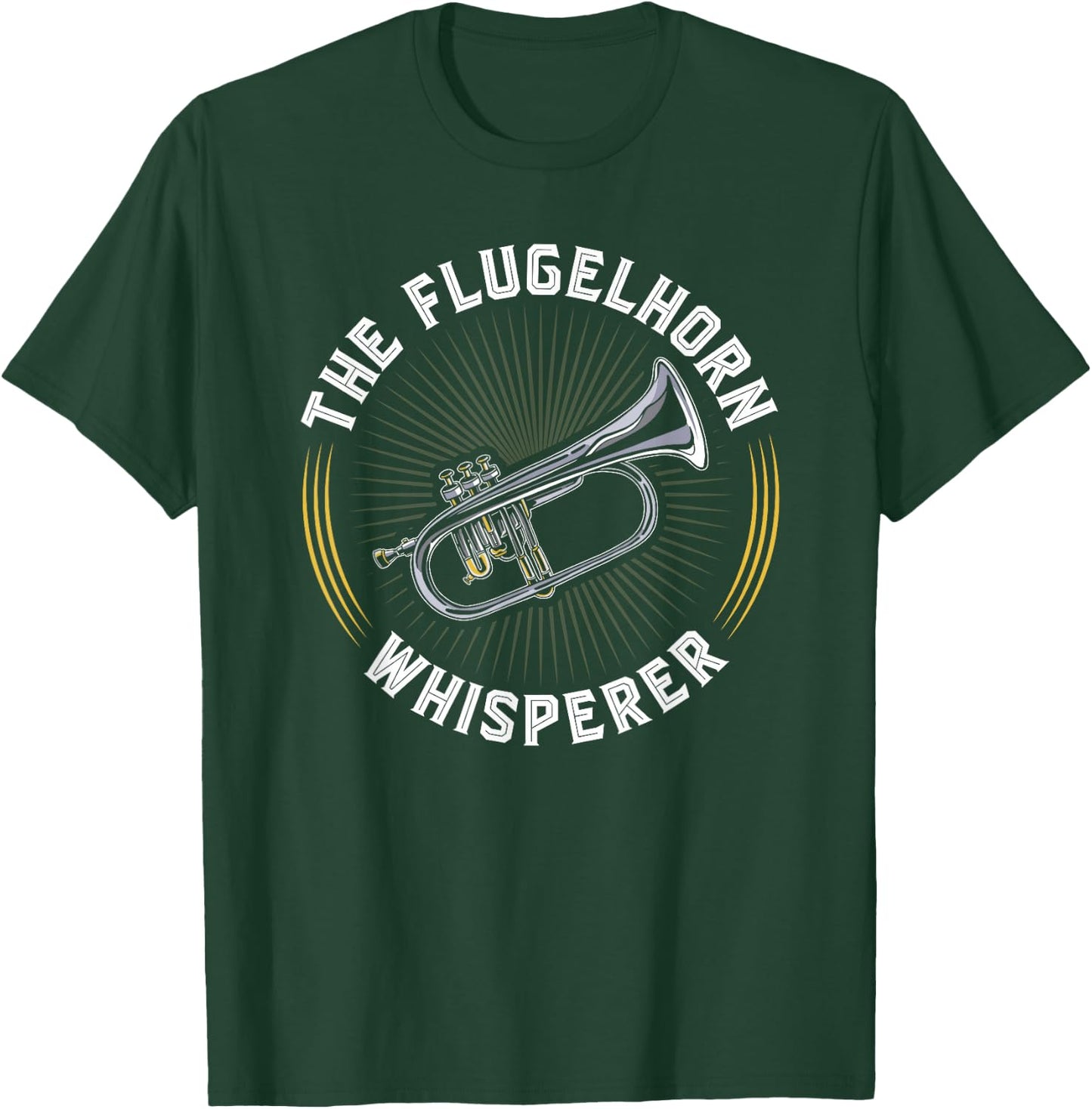 Flugelhorn Whisperer, Funny Flugelhorn Player T-Shirt - T-Shirt | Forest