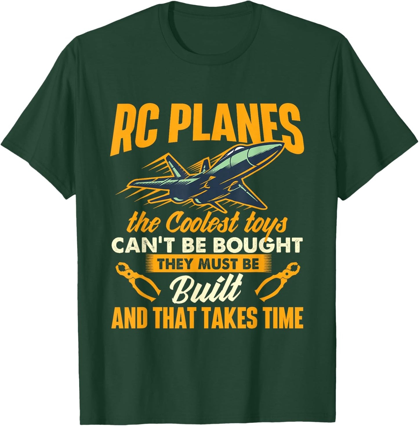 RC Planes The Coolest Toys Can't Be Bought RC Plane Pilot T-Shirt - T-Shirt | Forest