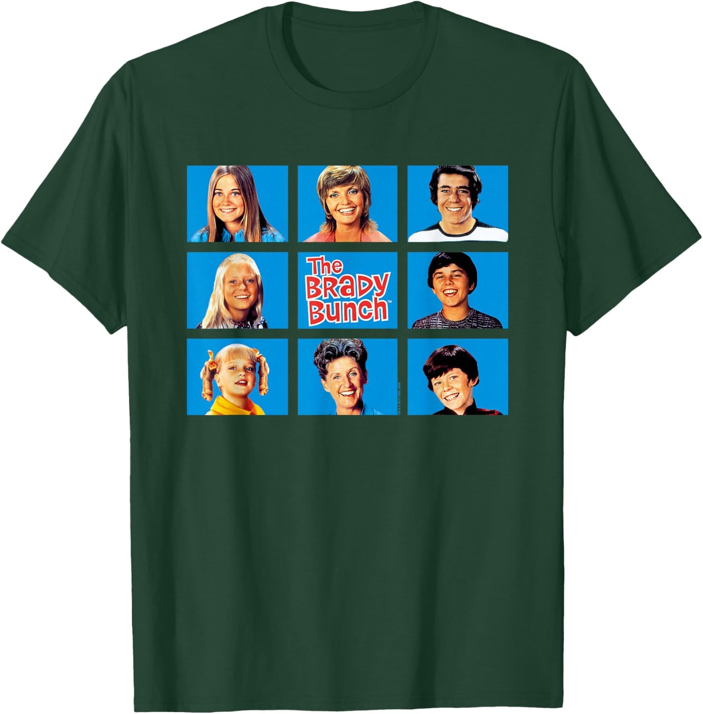 Brady Bunch Framed T-Shirt - T-Shirt | Forest