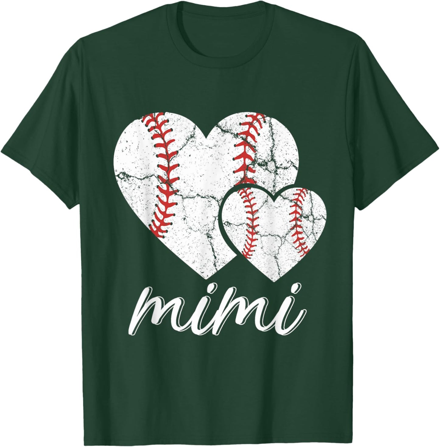 Baseball Mimi Mother's Day Baseball Gift T-Shirt - T-Shirt | Forest