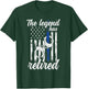 The Legend Has Retired Police Officer Retirement Vintage T-Shirt - T-Shirt | Forest