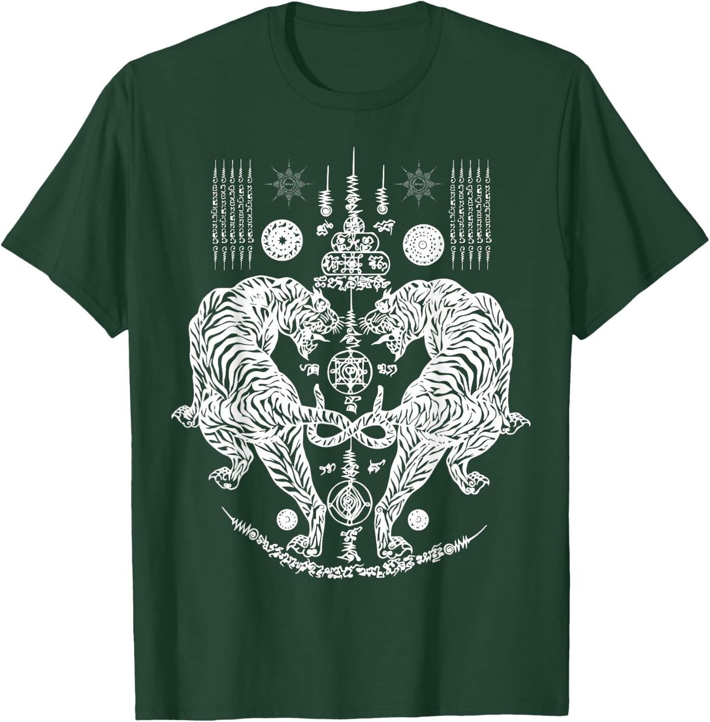 Thailand tattoo magical sak yant thai tattoos thailand gift T-Shirt - T-Shirt | Forest