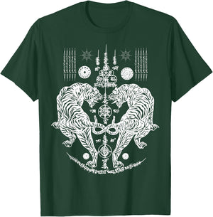 Thailand tattoo magical sak yant thai tattoos thailand gift T-Shirt - T-Shirt | Forest