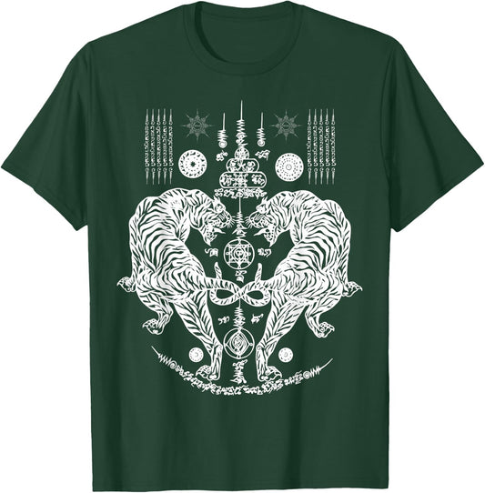 Thailand tattoo magical sak yant thai tattoos thailand gift T-Shirt - T-Shirt | Forest