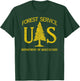 US Forest Service (Distressed Yellow) T-Shirt - T-Shirt | Forest
