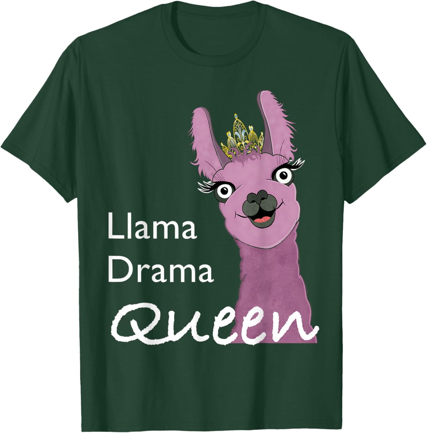Llama drama queen T-Shirt - T-Shirt | Forest
