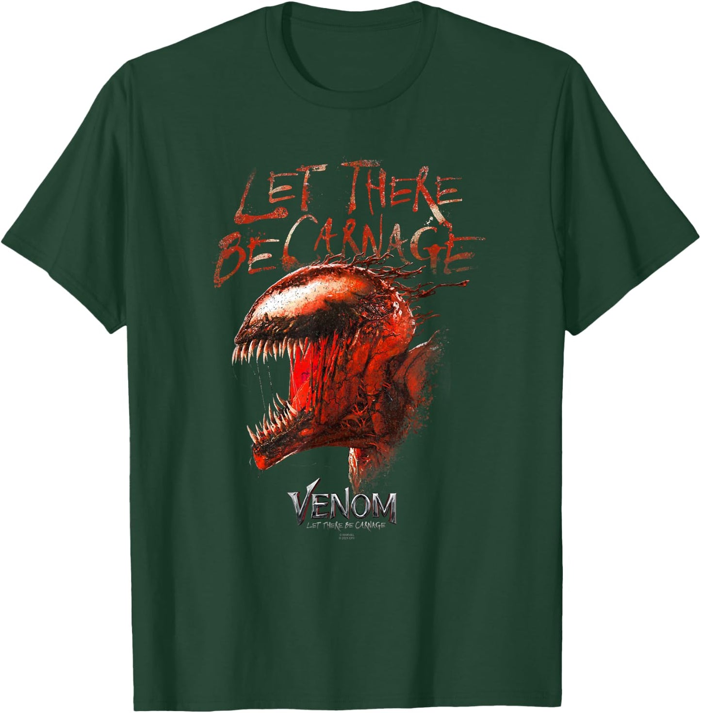Marvel Venom: Let There Be Carnage Red Carnage Roar T-Shirt - T-Shirt | Forest