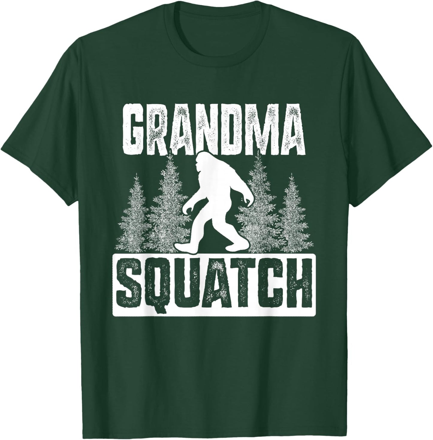 Squatchy Matching Family Bigfoot Shirts Grandma Squatch T-Shirt - T-Shirt | Forest