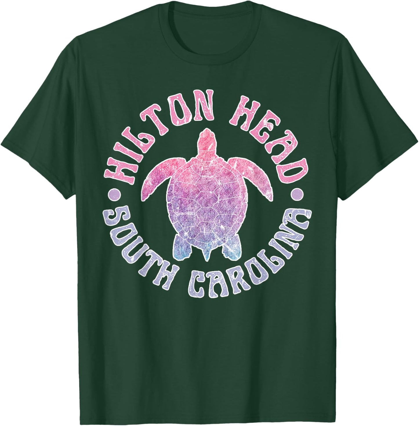 Hilton Head Island South Carolina Sea Turtle Beach Ocean T-Shirt - T-Shirt | Forest