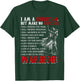 I Am Christian But Make No Mistake I Was Born To Be Warrior T-Shirt - T-Shirt | Forest
