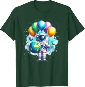 Just A Boy Who Loves Planets Solar System Astronomy Space T-Shirt - T-Shirt | Forest