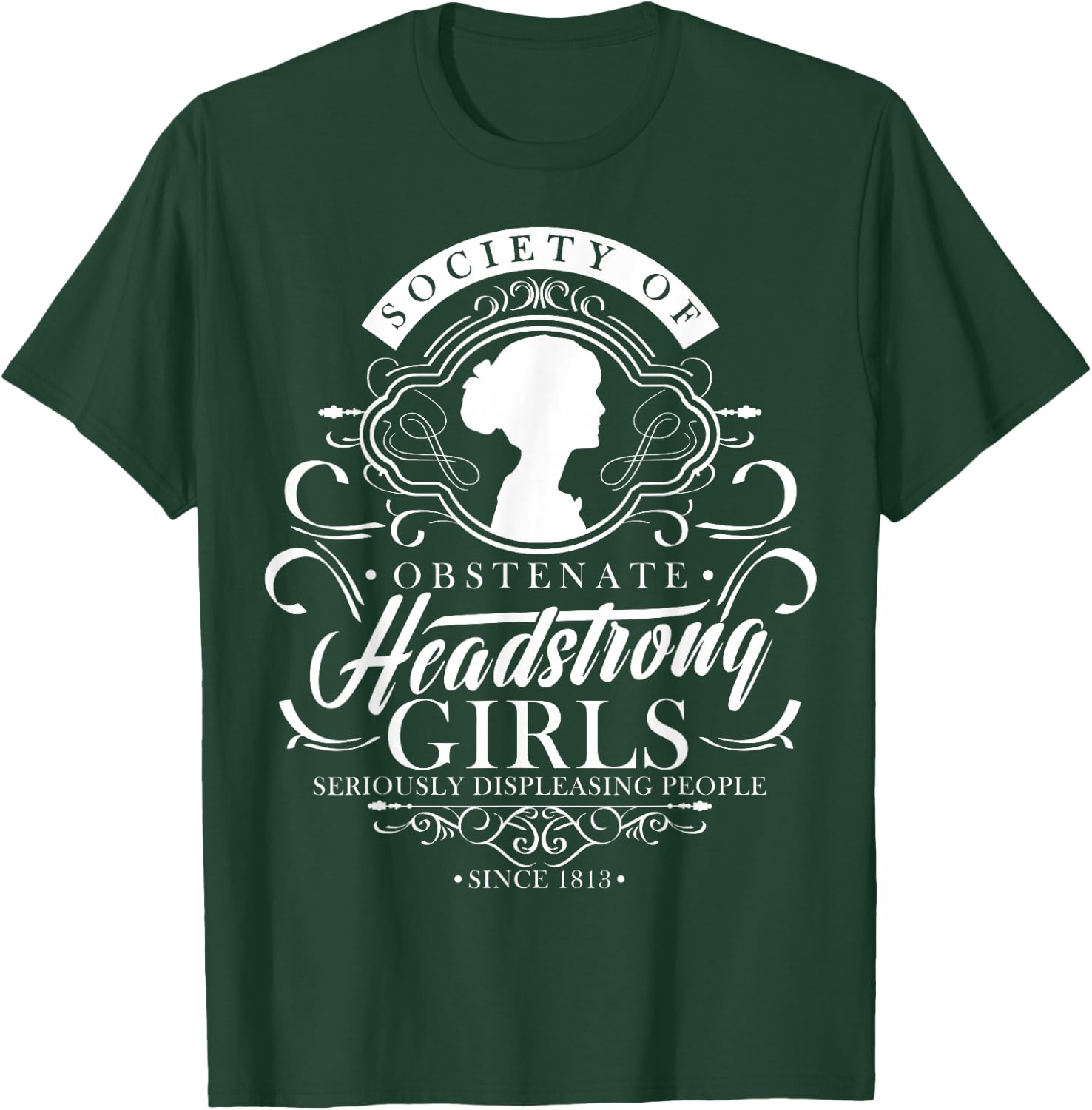 Jane Austen Quote Bookworm Novelist Reading T-Shirt - T-Shirt | Forest
