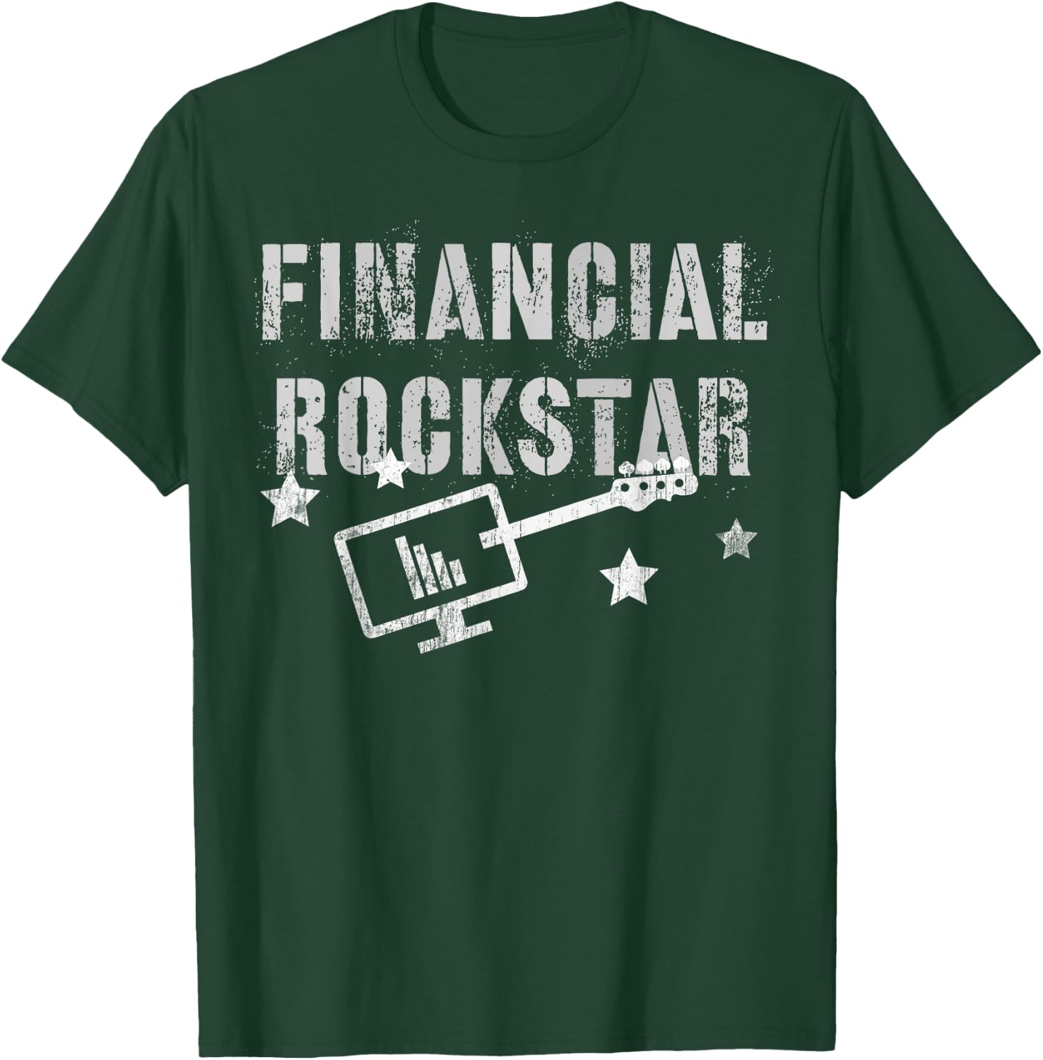 Finance Manager Financial Rockstar Accountant Executive CFO T-Shirt - T-Shirt | Forest