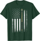 Billiards Pool Player Table USA US American Flag T-Shirt - T-Shirt | Forest
