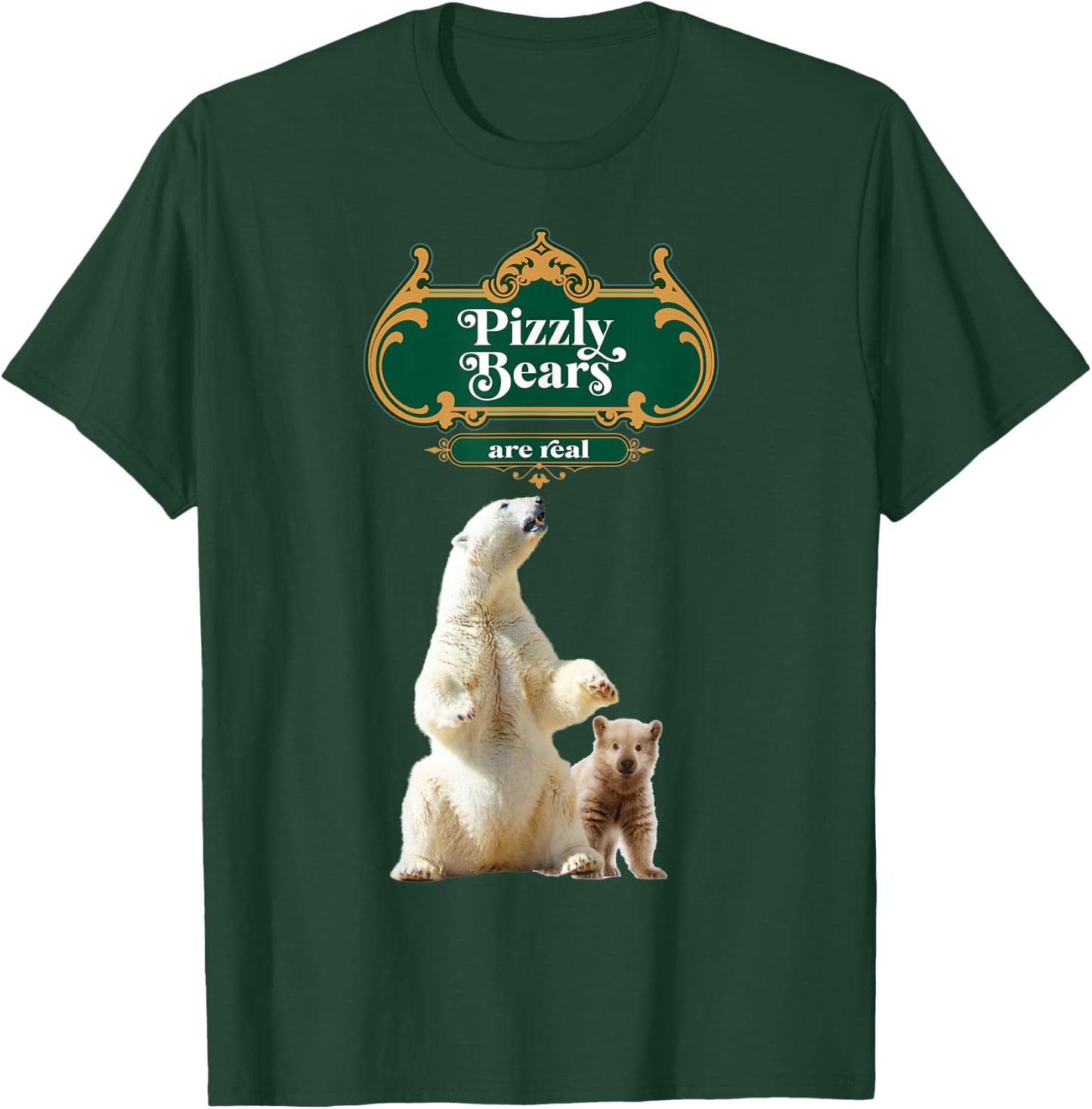 Pizzly Bears Are More Common Due To Global Warming T-Shirt - T-Shirt | Forest
