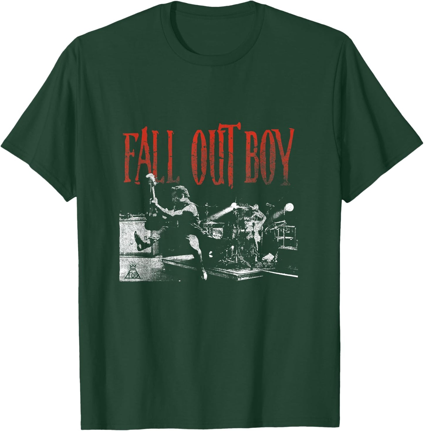 Fall Out Boy - Live Photo T-Shirt - T-Shirt | Forest