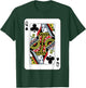 Queen of the Clubs at the Card Poker T-Shirt - T-Shirt | Forest
