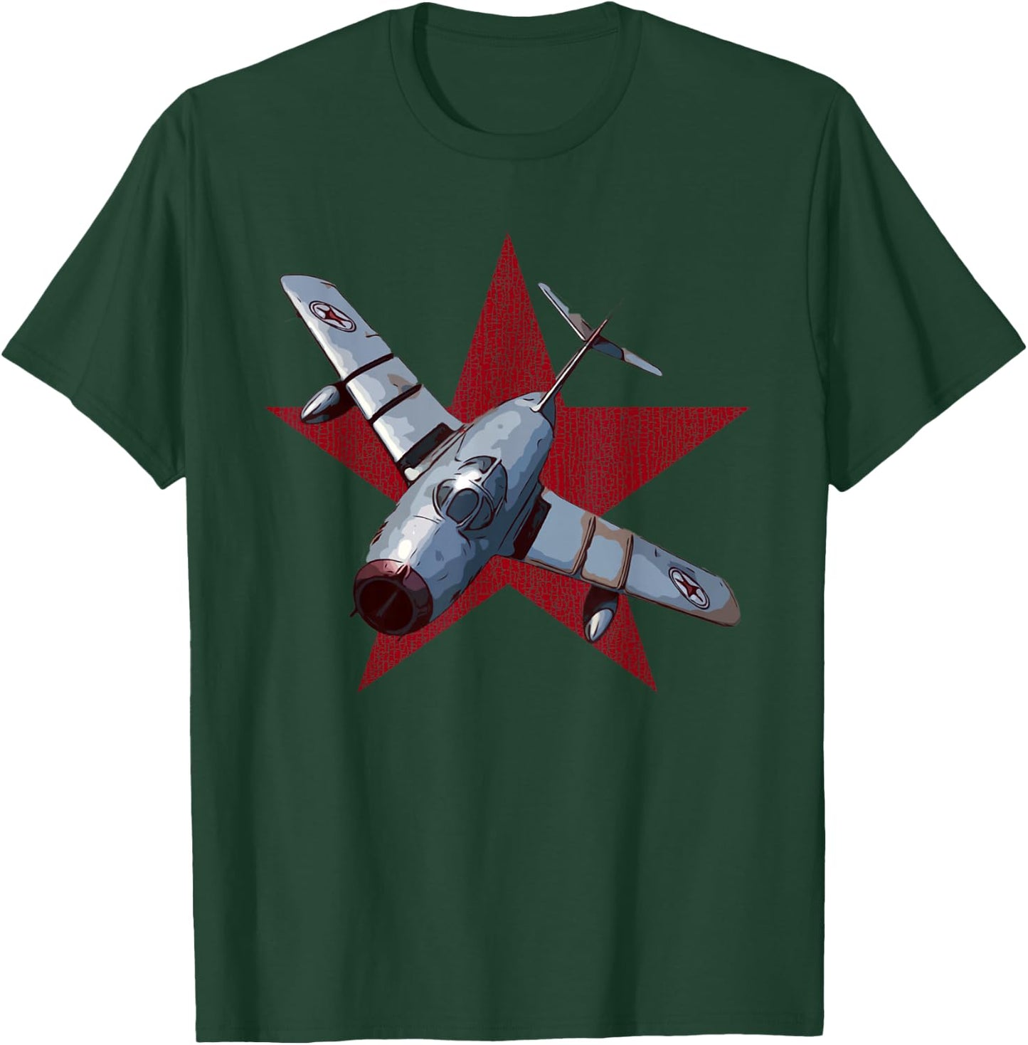 MIG 15 Jet Fighter Plane Spotting T-Shirt - T-Shirt | Forest