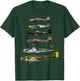 WW2 German Warplanes JU-87 Stuka ME 262 T-Shirt - T-Shirt | Forest