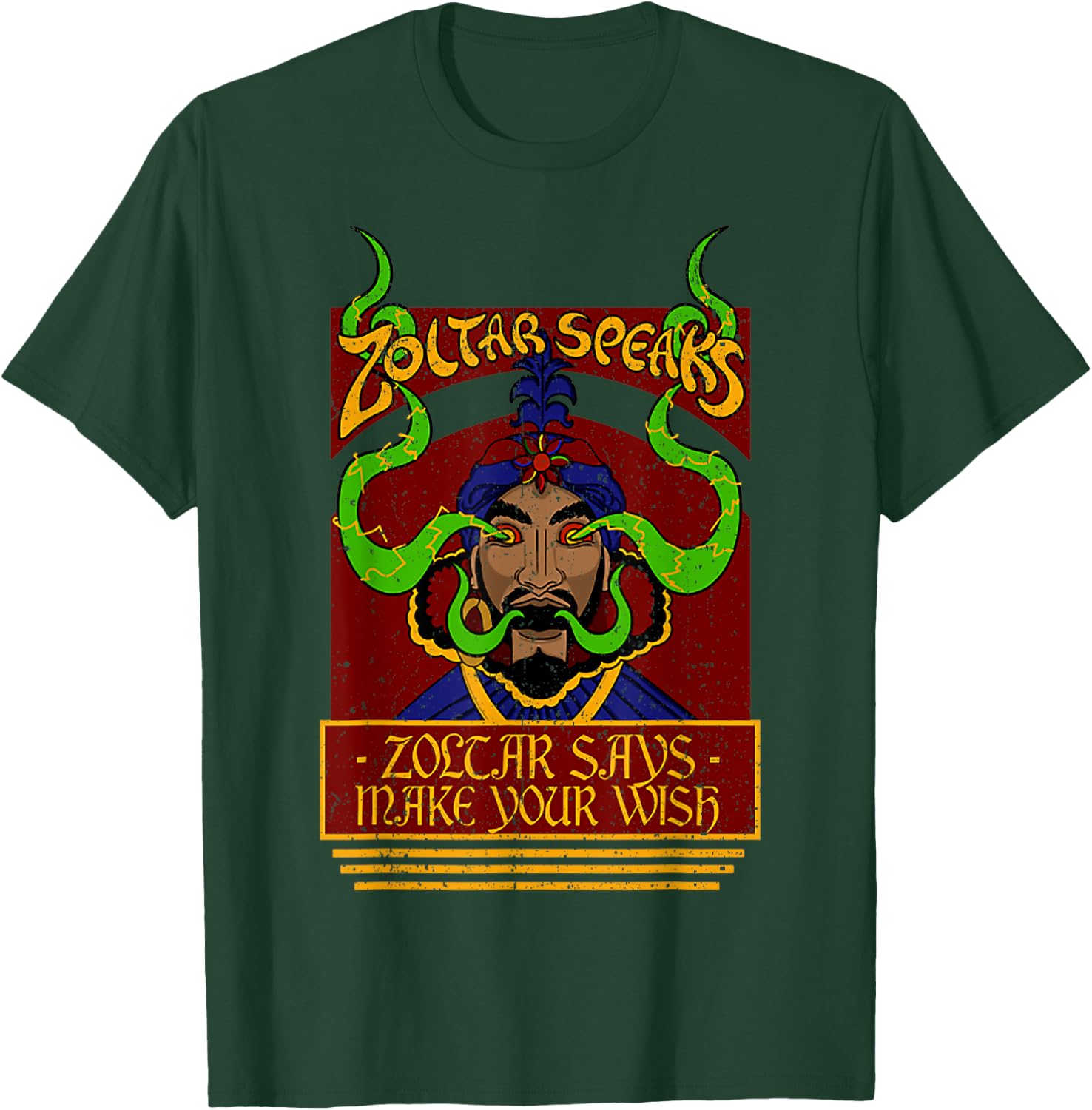 Vintage Zoltar Speaks Make Your WIsh T-Shirt - T-Shirt | Forest