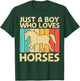 Cool Horse For Boys Kids Equestrian Horseback Riding Lover T-Shirt - T-Shirt | Forest