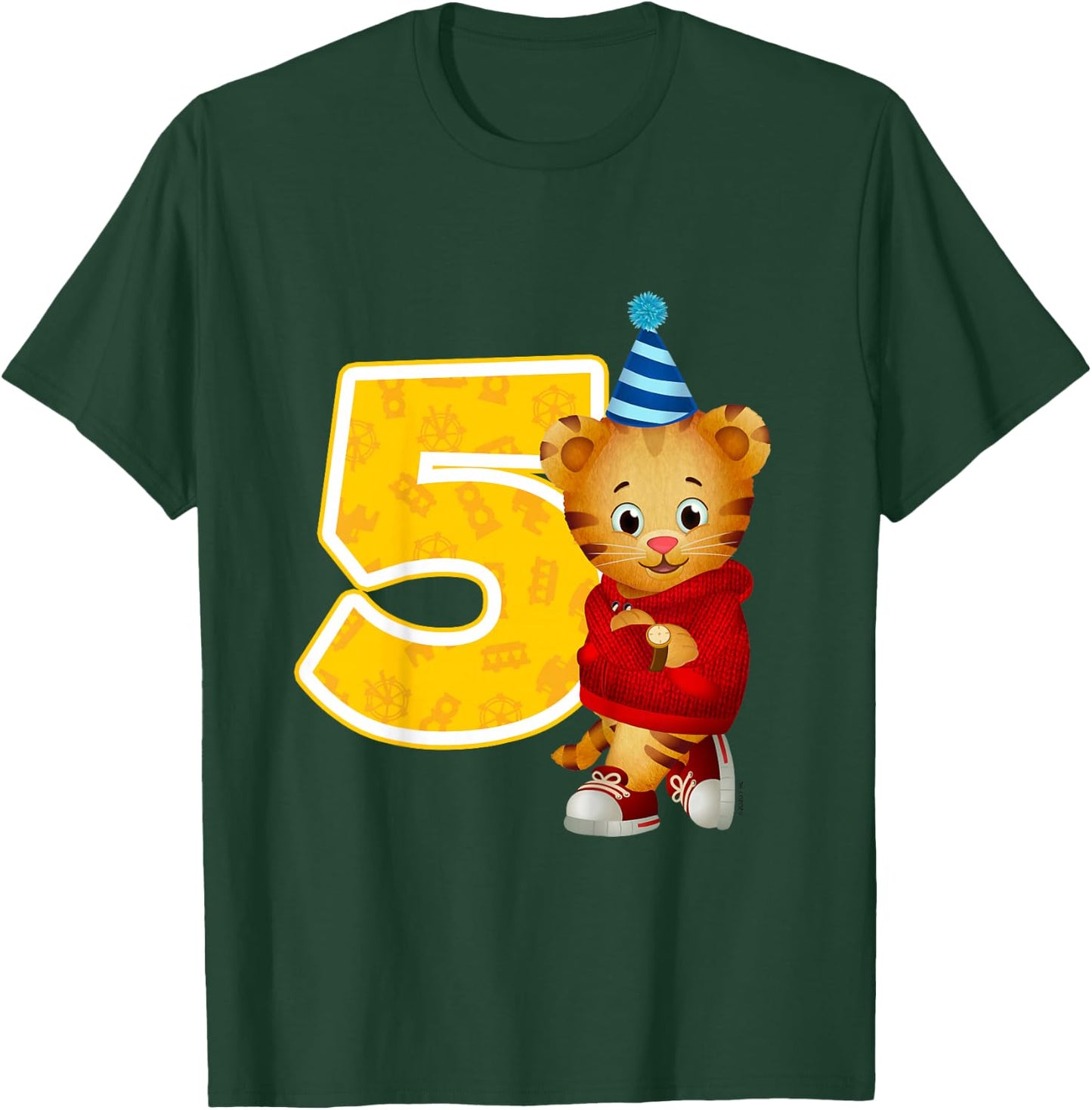 Daniel Tiger's Neighborhood: My 5th Birthday T-Shirt - T-Shirt | Forest