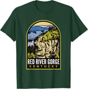 Red River Gorge Chimney Top Rock T-Shirt - T-Shirt | Forest