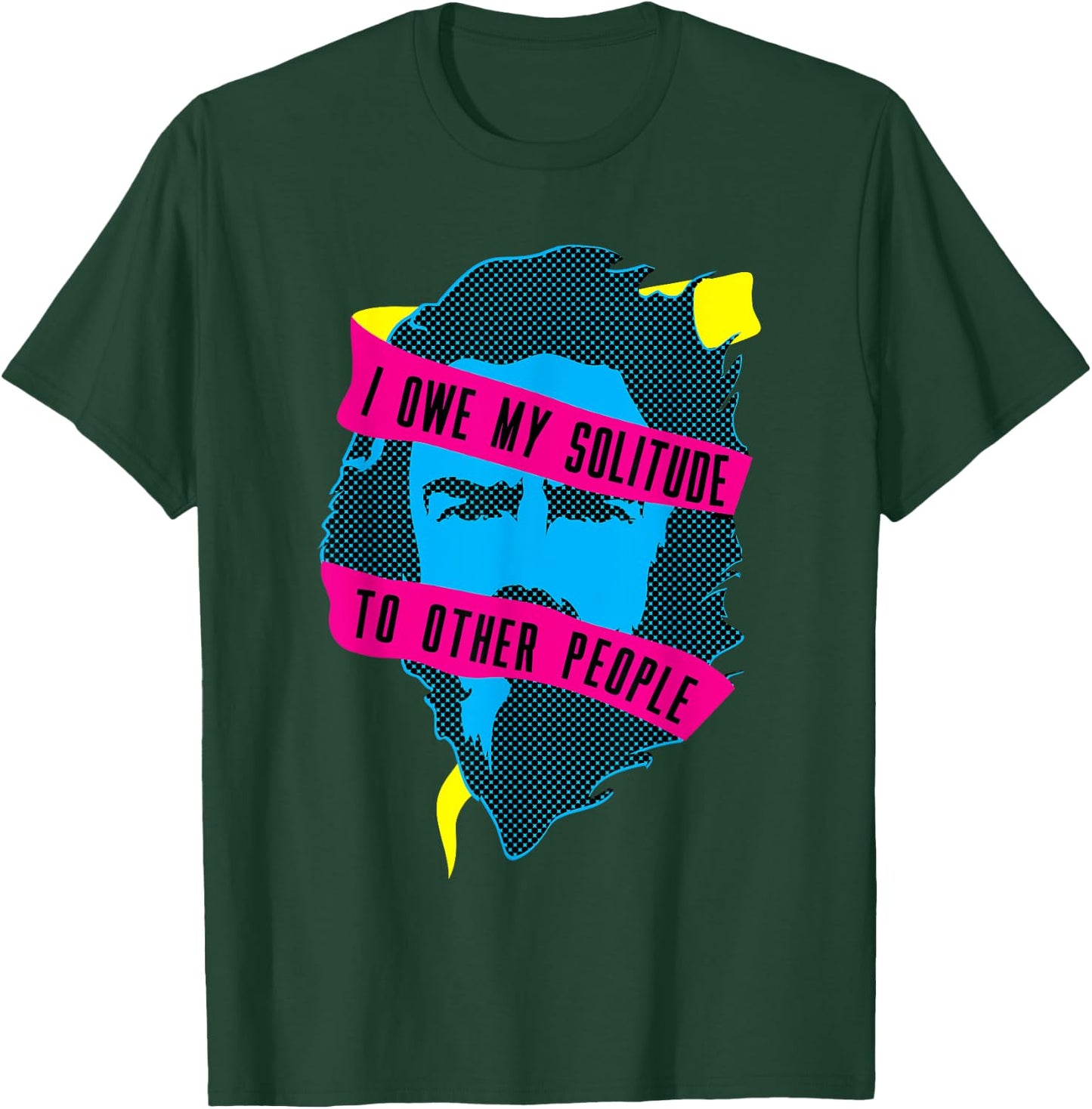 Alan Watts Solitude T-Shirt - T-Shirt | Forest