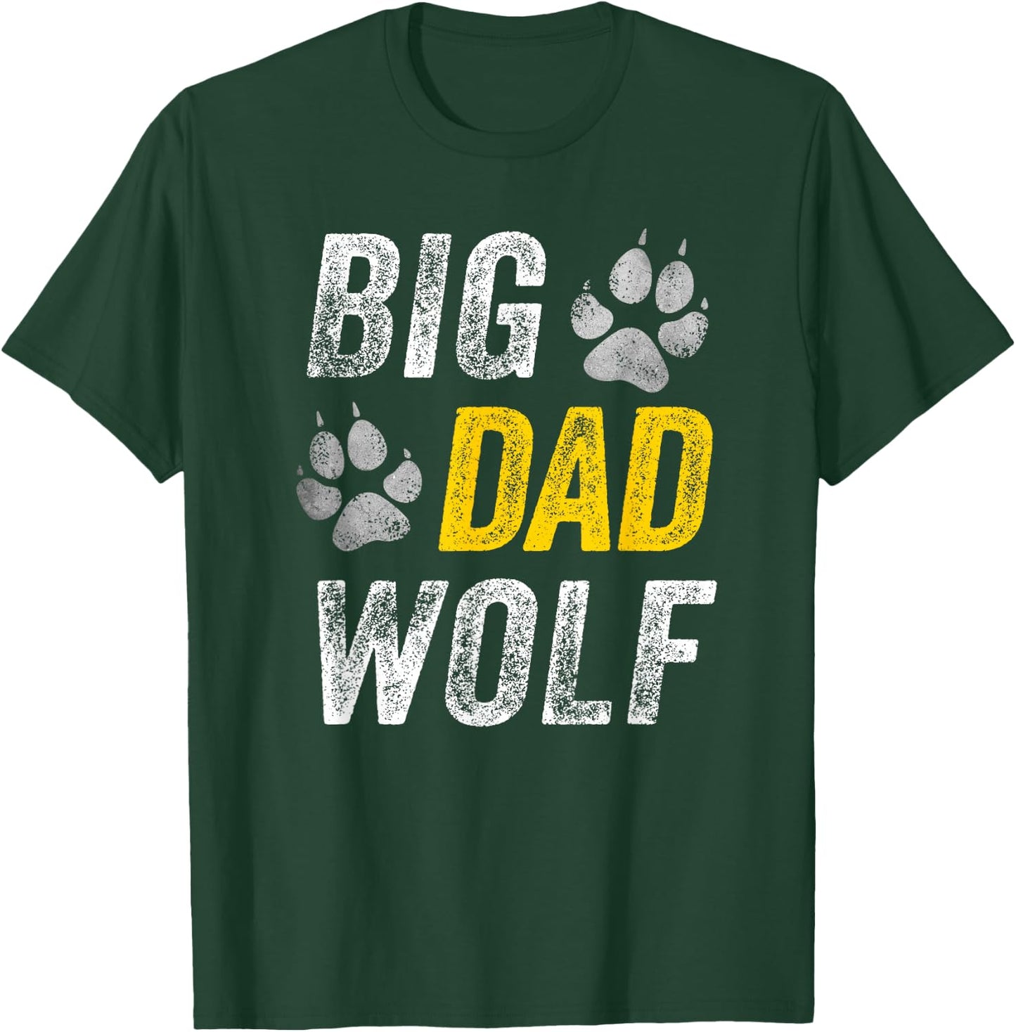 Halloween Shirt Dad Men Funny Lazy Costume Big Dad Wolf T-Shirt - T-Shirt | Forest
