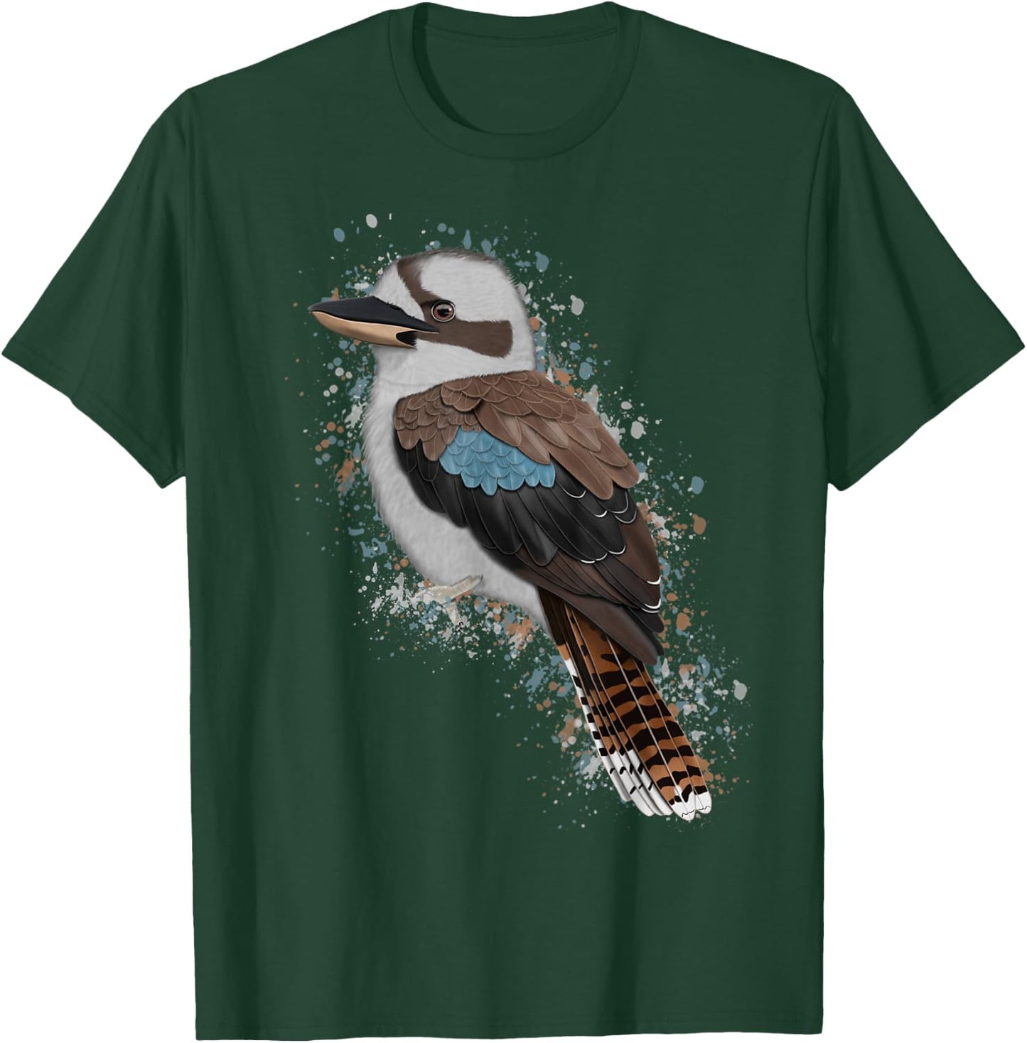 Kookaburra Bird Birder Birdlover Birdwatcher Animal T-Shirt - T-Shirt | Forest