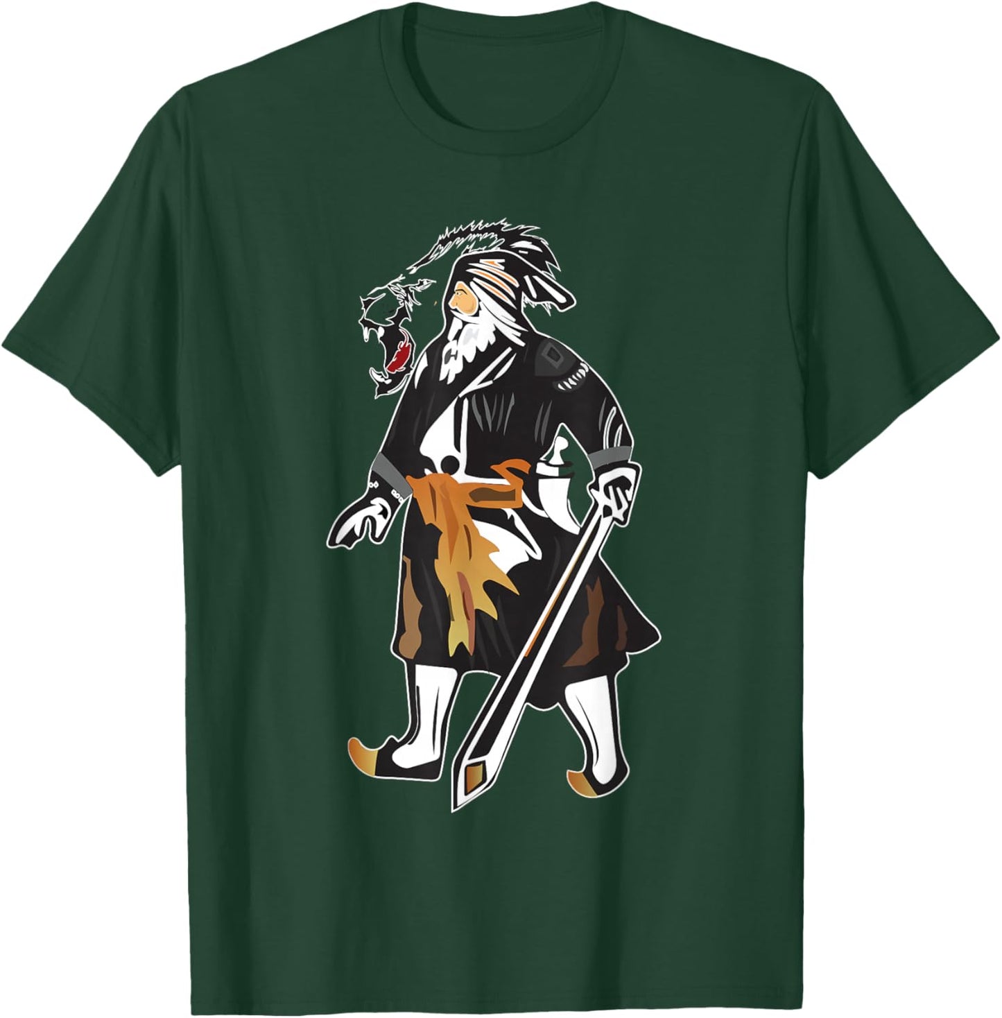 Sikh Martyr Baba Deep Singh Shahid Roaring Lion T-Shirt - T-Shirt | Forest