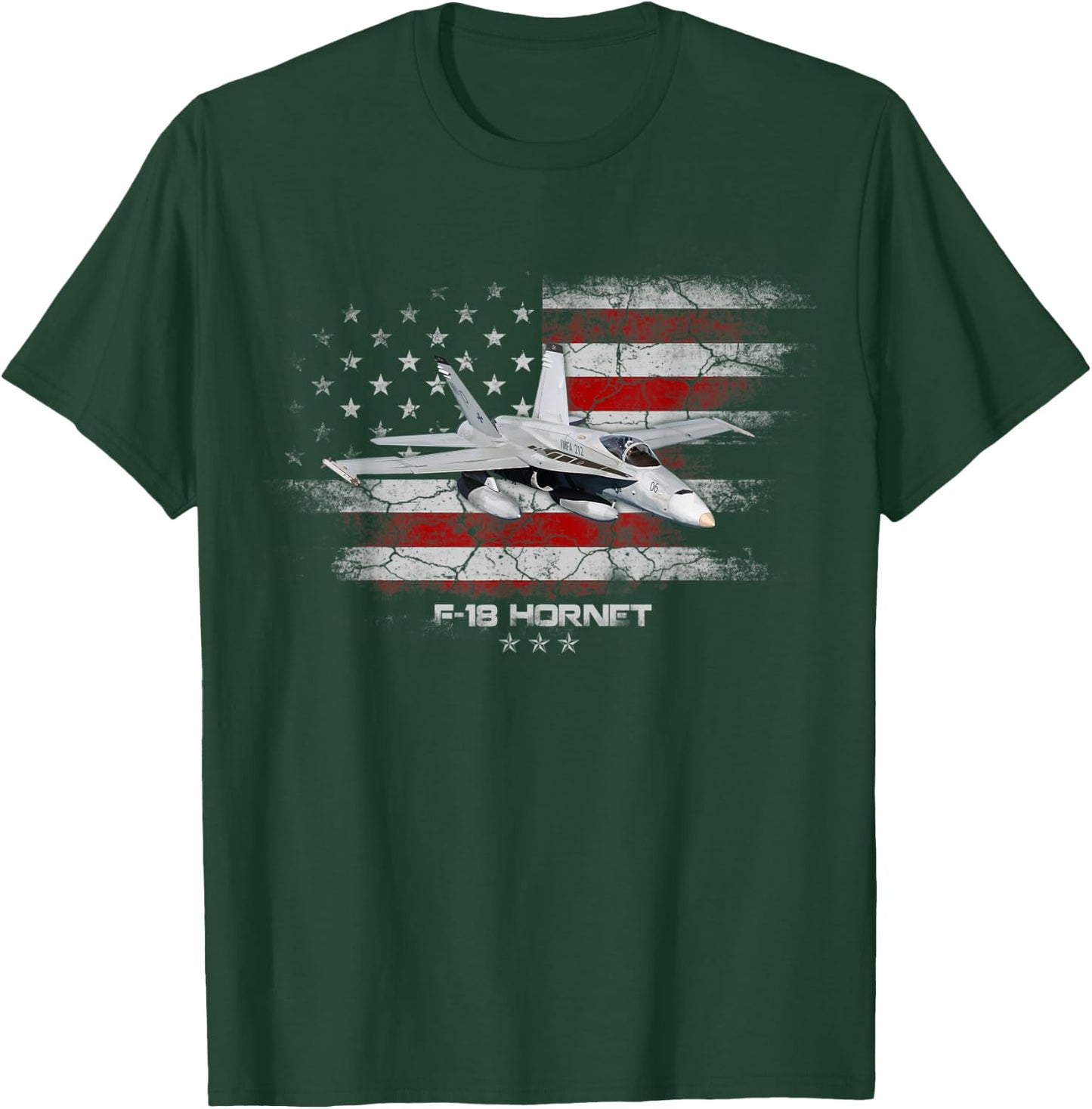 F/A-18 E/F Super Hornet Fighter Jet Aviation Pilot Veteran T-Shirt - T-Shirt | Forest