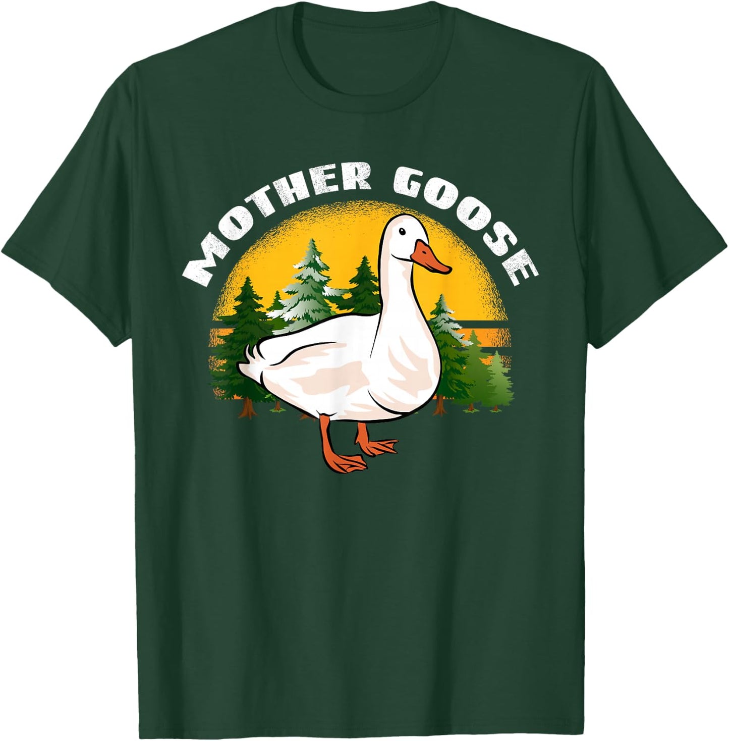 Goose Mother Duck Costume Animal Lover T-Shirt - T-Shirt | Forest