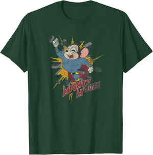 Mighty Mouse Break Through T-Shirt - T-Shirt | Forest